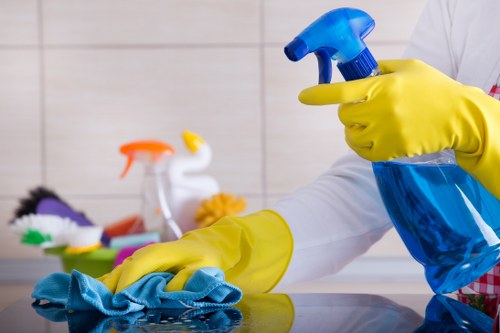 Clean and polished tile flooring in Brixton