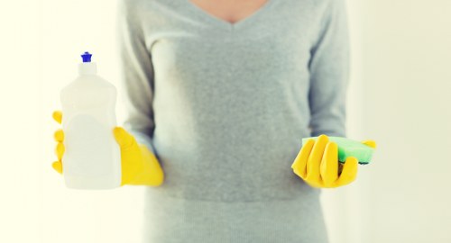 Professional cleaning company working in a Brixton home