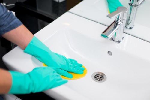 Internal review of carpet cleaning service records and complaint notes