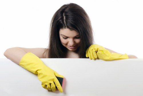 Brixton cleaning service preparing a clean and organised living space