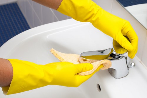Staff trained in carpet cleaning safety procedures